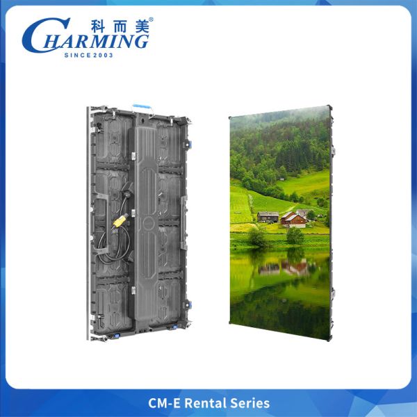 500x500mm/500x1000m 6.4kg Rental Led Display Cabinet Power Cord Integration For