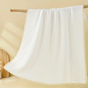Soft Skin Friendly 100*100 cm Lightweight Gauze Blanket Cotton Gauze Throw