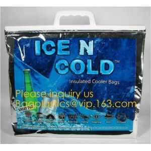 China supplier custom Aluminium foil insulated thermal lunch cooler bag big ice
