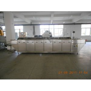 Wire Mesh Belt Ultrasonic Cleaning Equipments 120KW Large Ultrasonic Cleaners