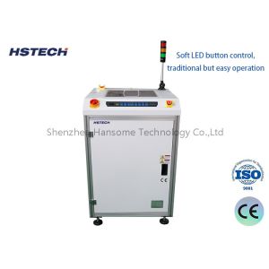 Wholesale Smooth And Parallel PCB Turn Conveyor PCB Handling Equipment With Soft LED Button Control from china suppliers
