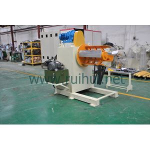 Coil Hydraulic Steel Decoiling Machine 800 Width With Onre Year Warranty