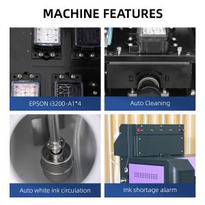 60cm A1 DTF Printer Machine 1KW Two Stage Heating Effective Color Fixation