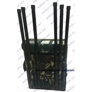 Wholesale All In One Mobile Signal Jammer Device Blocking GPS WiFi RF Signal With Backpack from china suppliers