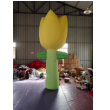 Seven Clouds Inflatable Flower Air Model Customized Shopping Mall Beauty Display Climbing Wall Decoration