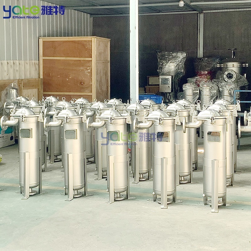 Industrial Stainless Steel 304 Bag Filter Housing with 5 Micron Filtration 16