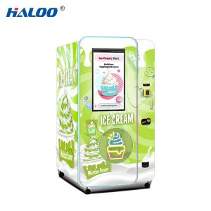 Haloo Vending Machine Manufacturer 32 Inches Advertisement Smart Touch Screen