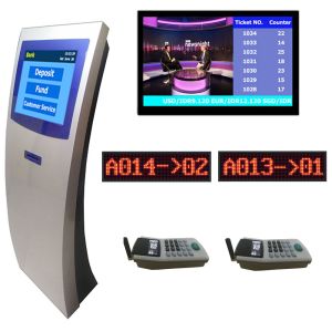 China Electronic Queuing Token Number Waiting System Integrated With Centralized LCD/TV Display on sale China Electronic Queuing Token Number Waiting System Integrated With Centralized LCD/TV Display on sale