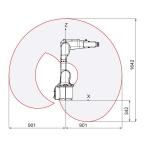 Mini Robotic Arm 6 Axis ABB IRB 1200 With CNGBS Robot Gripper For Handling Robot