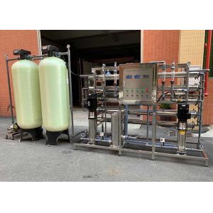 2000L/H Two Stage Reverse Osmosis Ultrapure Water Filter RO Plant For Hemodialys
