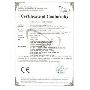 Shenzhen Sunta Technology Co., Limited Certifications