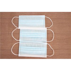 Non Woven BFE 95% Face Mask For Infection Control With Elastic Earloops High