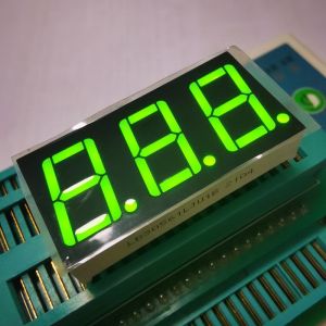 Ultra Bright White Grey Surface LED Display 7 Segment 3digit 14.2mm Common