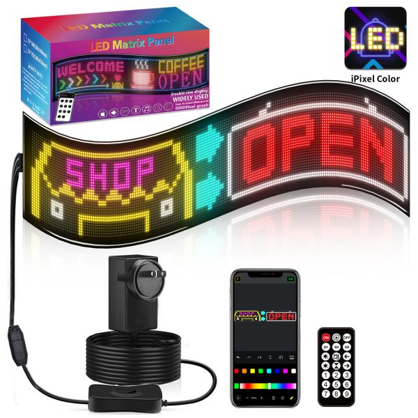 Quality Convenient Remote Controlled IP65 Indoor Fixed LED Matrix Panel Screen with Durable PU FPCB Material Lifetime 100000 Hours for sale