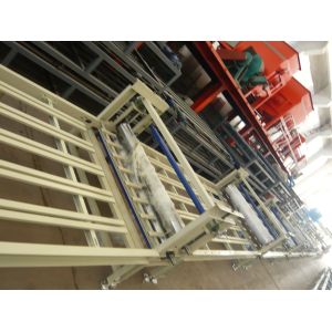 Fiber Glass Magnesium Oxide Sheet Sandwich Panel Making Machine , Wall Panel