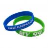Custom Ink - Filled Silicone Bracelets Sport Event Rubber Wristbands for sale