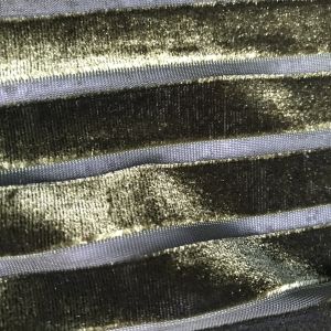 stripe Velvet for garment ,lady garment fabric 100% poly