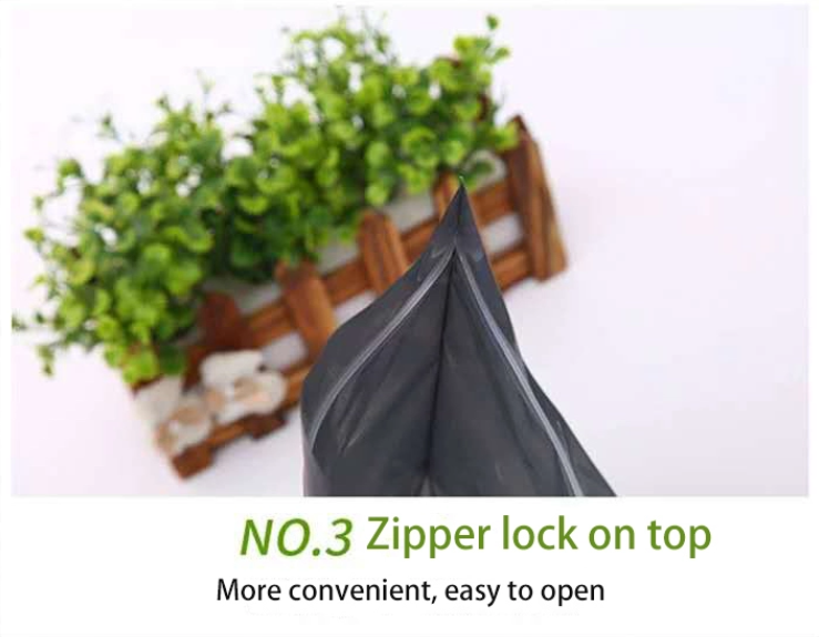 Recyclable 110 Micron Foil Ziplock Bags With Window
