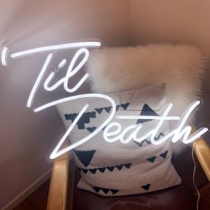 12V 24V Custom Made Electronics Bride To Be Til Death Love Live Nudes LED Flex