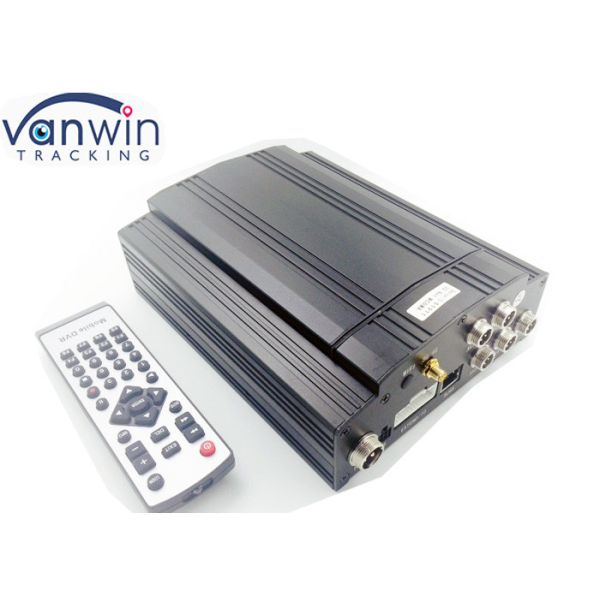 HDD 3G Vehicle Camera DVR Bus Passenger Counter System 4 Camera Digital Car GPS