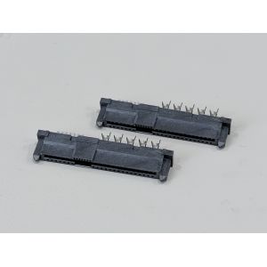 High-Reliability SAS 29P 180° IDC Female PCB Connector, Ni/Au/Sn Plated