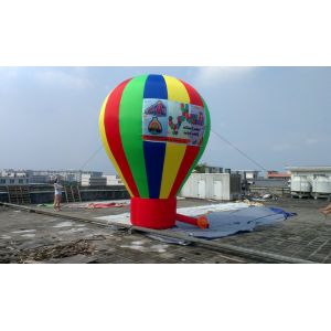 Custom Rainbow Giant Inflatable Advertising Balloons For Promotion Events