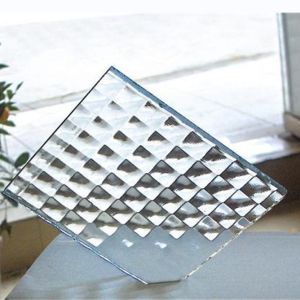 Square Tempered Patterned Glass Customized For Window Furniture
