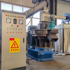 China 1-4T/H Automatic Wood Pellet Mill Wood Fuel Ring Die Feed Pellet Machine on sale