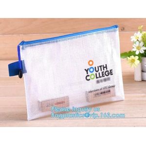 China Travel Makeup Cosmetic Toiletry Zip Bag PVC Makeup Bag, EVA zipper bag with zipper or slider for garments, Rainbow Holog on sale