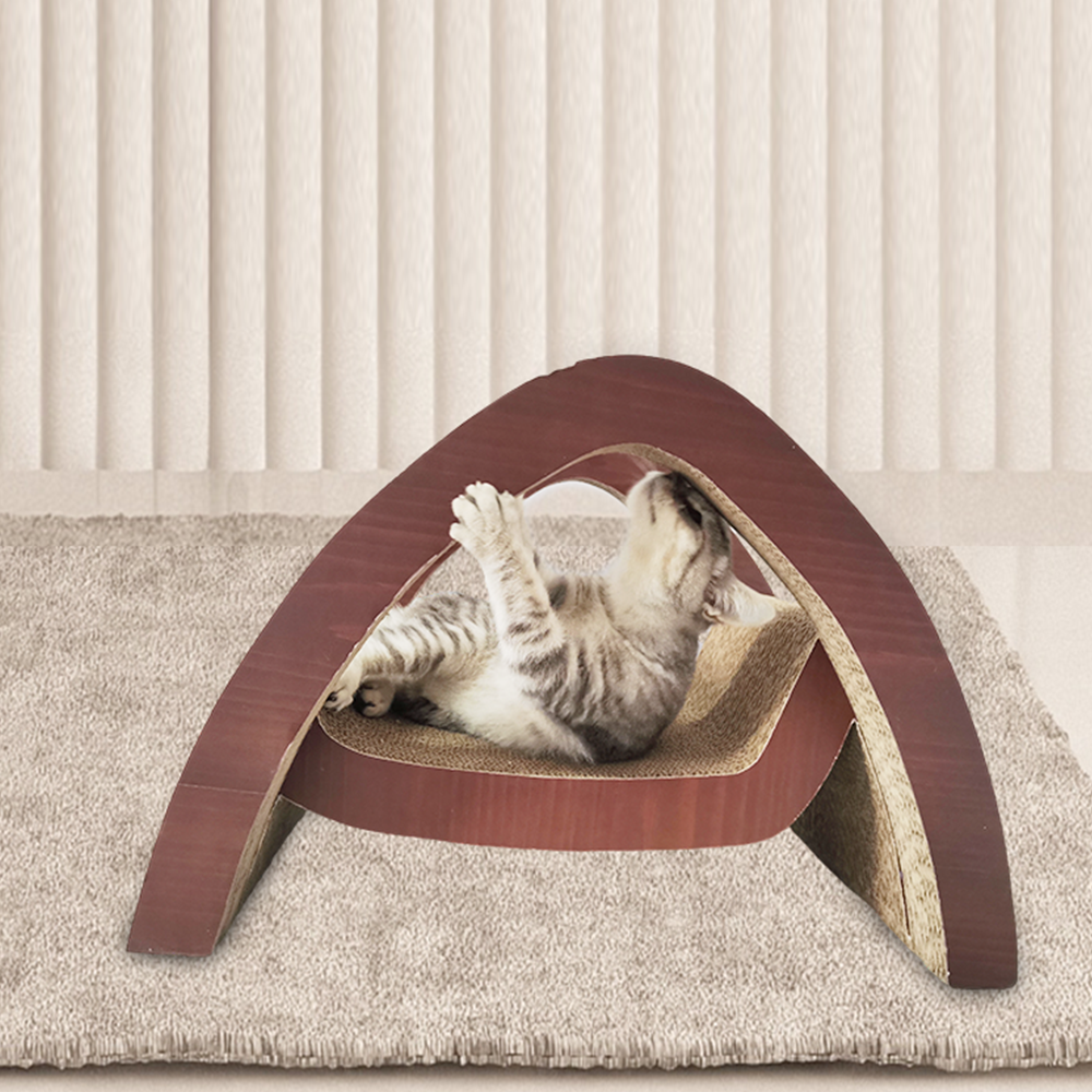 Buy cheap Durable Recyclable Cardboard Cat Scratcher Bridge Cat Scratching Board China from wholesalers