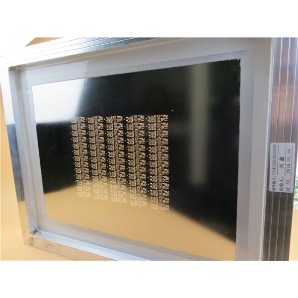 Versatile Laser Cut SMT Stencil 0.12mm Foil for Profile Laser Cut 584mm x 584mm