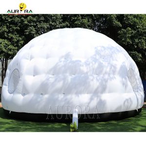 Large Events Camping Inflatable Club Tent , Blow Up Igloo Dome Tent Custom Color