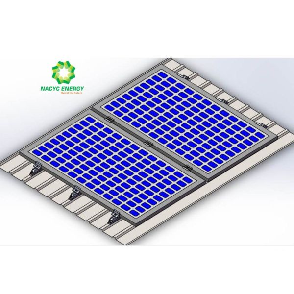 Industrial And Commercial Pitched Solar Power Rooftop Structure Solar Rooftop