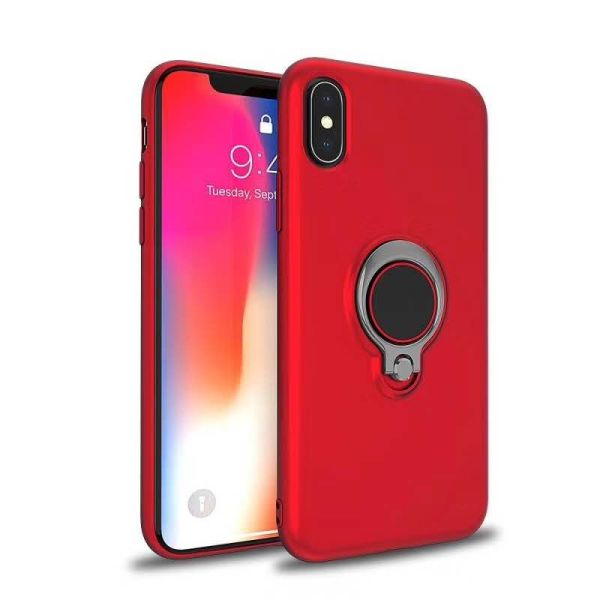 Quality Paited Color Ring Magnetic Car Mount Holder Soft TPU Case Back Cover For Huawei P20 Lite Mate 10 Lite/NOVA2i Y7 PRIME for sale