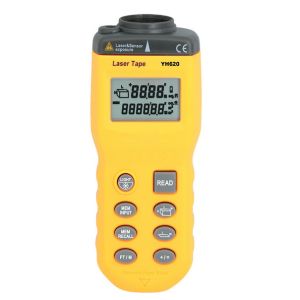 Red Laser Diode 650m Humidity Temperature Meter YH620 , Calculates Area And