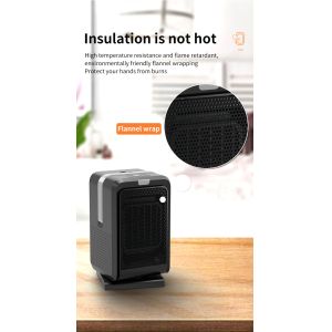 Home Room Office Space Desktop Heater Fan Portable PTC Fan Heater