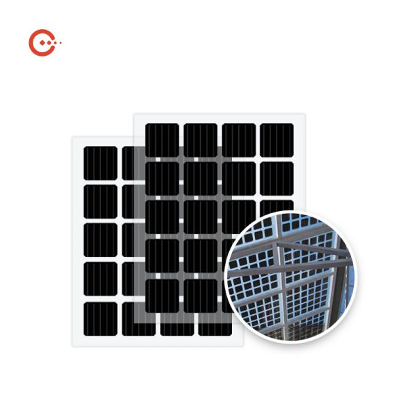 Quality Bifacial 105W Building Integrated BIPV Solar Panels Monocrystalline Solar Modules for sale