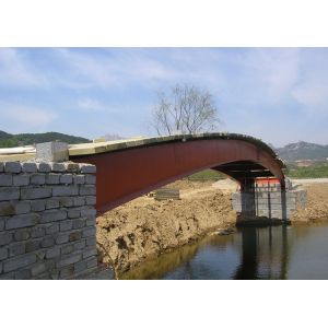 Q355B Steel Structure Bridge Construction Galvanized Prefabricated