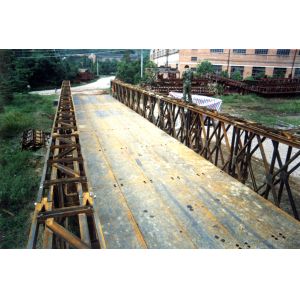 Bailey Prefabricated Delta Bridge Simple structure For Military