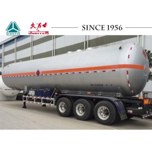 China 58 CBM Tri Axle LPG Tank Trailer Q370R Material For Carry Liquid Pertol Gas on sale
