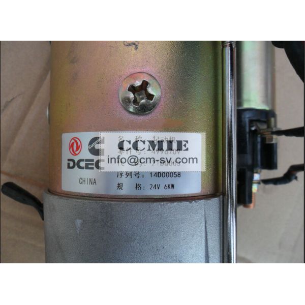 ISDE Diesel Engine Auto Tractor Trailer Engines , Semi Truck Engine Starter Replacement