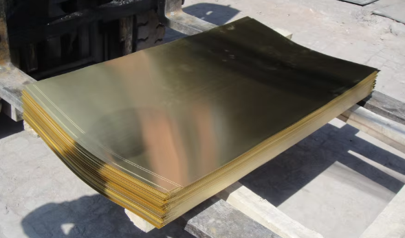 Industrial Brass Sheet Polished For Welding Bending Cutting Applications 0.1mm-200mm