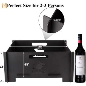 Portable Charcoal Campground Fire Pit