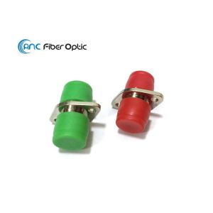 Metal Housing Adapter Fiber Optic FC FC/APC Oval With Different Color Dust Cap