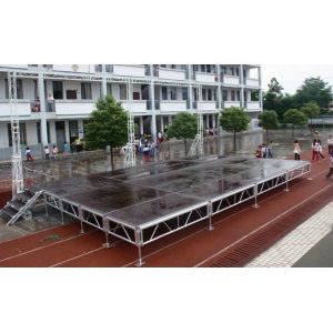 Waterproof Movable Stage Platform , Folding Stage Aluminum T6082-T6