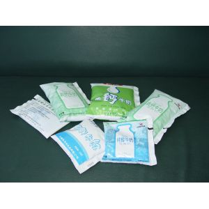 Pneumatic Structure Plastic Pouch Packing Machine , Juice Pouch Aseptic Filler