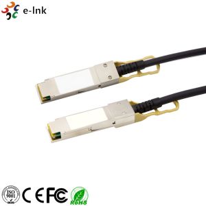 Passive Copper DAC Direct Attached Twinax Cable 40G QSFP+ To QSFP+ 0.02 Watt