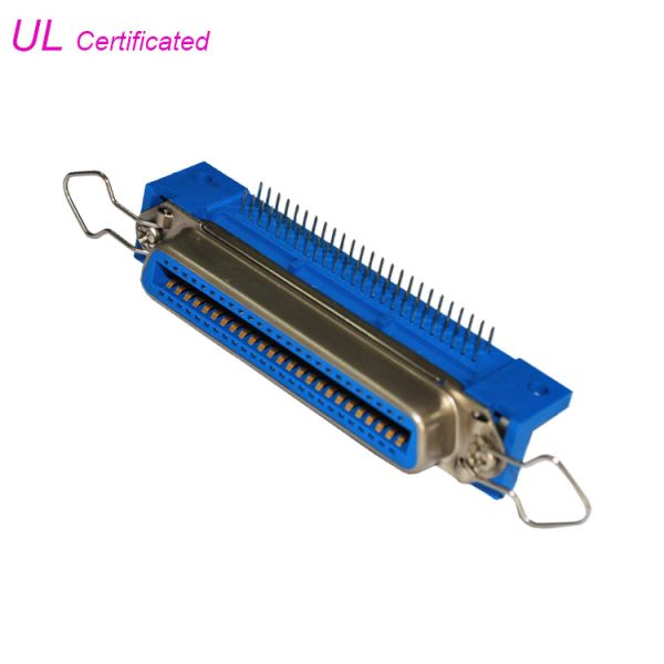 Quality PCB Right Angle Female Multi Pin Connector With PBT Insulator for sale