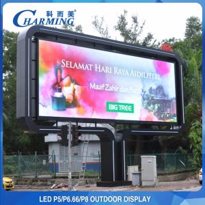 5500CD P5 Outdoor LED Video Wall 9600*960mm Smd2525 130° View Angle