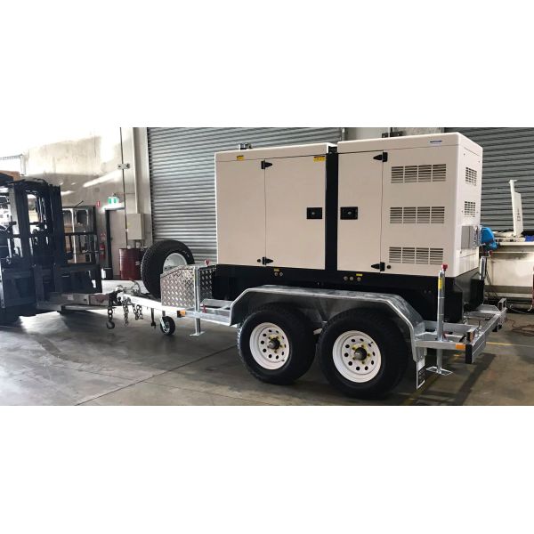 300 Kilowatt Trailer Diesel Generators Perkins 400 Kva Generator With Four Wheels